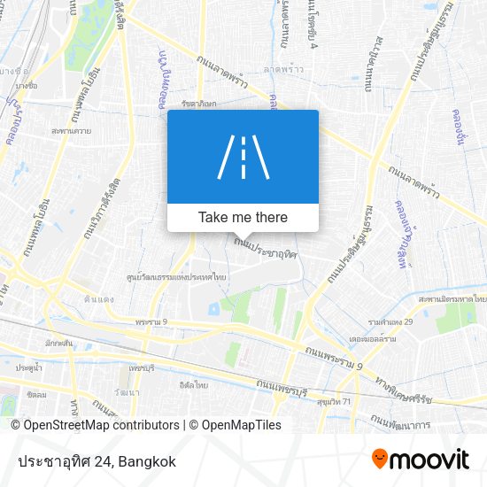 ประชาอุทิศ 24 map