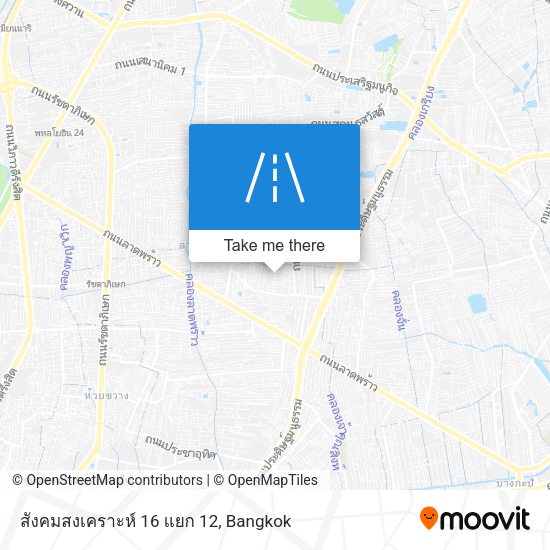 สังคมสงเคราะห์ 16 แยก 12 map