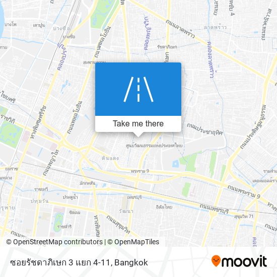 ซอยรัชดาภิเษก 3 แยก 4-11 map