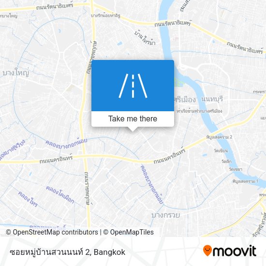 ซอยหมู่บ้านสวนนนท์ 2 map