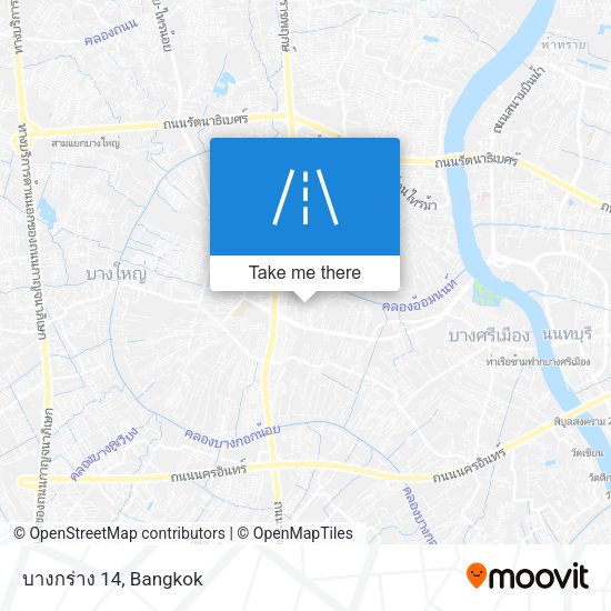 บางกร่าง 14 map