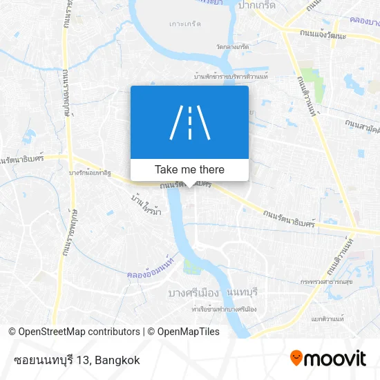 ซอยนนทบุรี 13 map