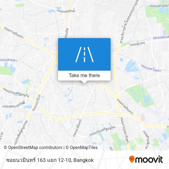 ซอยนวมินทร์ 163 แยก 12-10 map