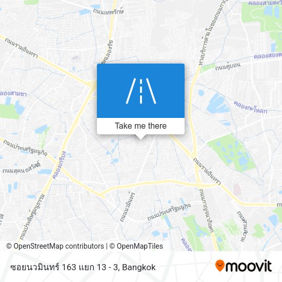 ซอยนวมินทร์ 163 แยก 13 - 3 map