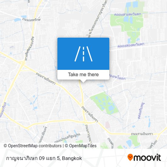 กาญจนาภิเษก 09 แยก 5 map