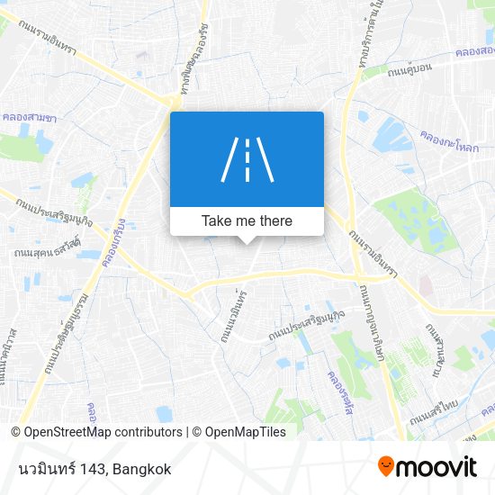 นวมินทร์ 143 map