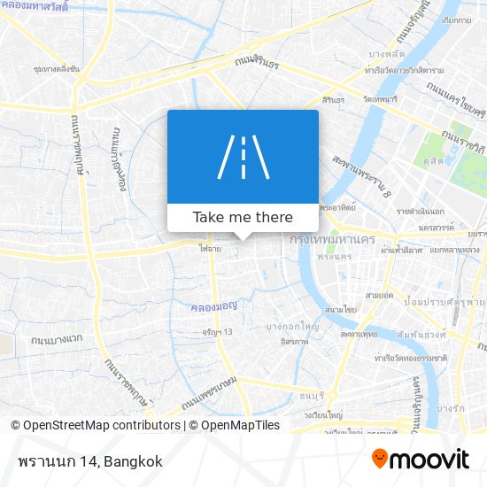 พรานนก 14 map