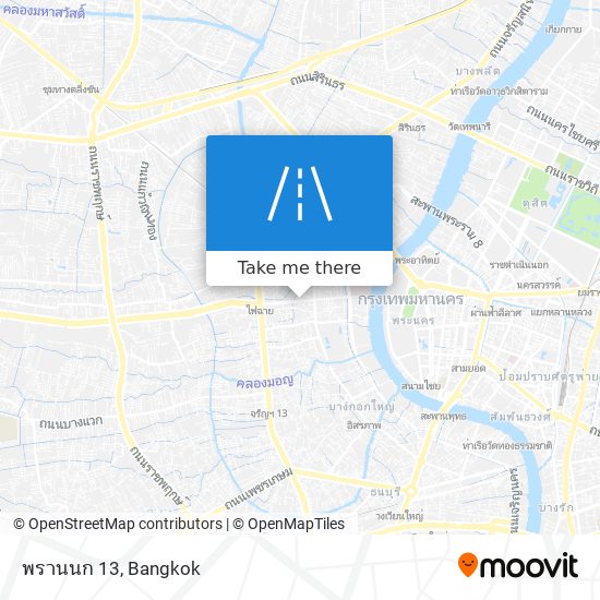 พรานนก 13 map