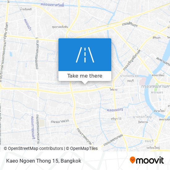 Kaeo Ngoen Thong 15 map
