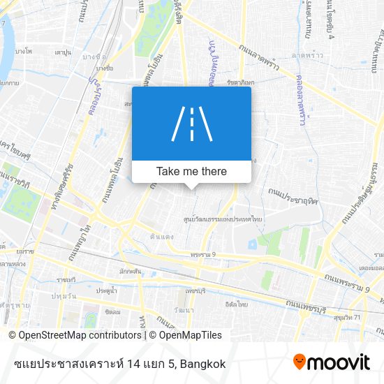 ซแยประชาสงเคราะห์ 14 แยก 5 map