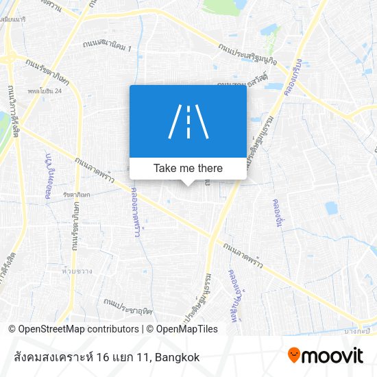 สังคมสงเคราะห์ 16 แยก 11 map