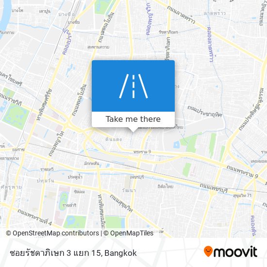 ซอยรัชดาภิเษก 3 แยก 15 map