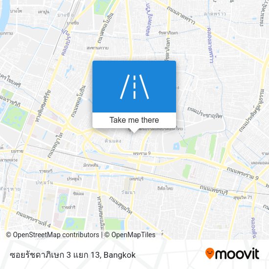 ซอยรัชดาภิเษก 3 แยก 13 map