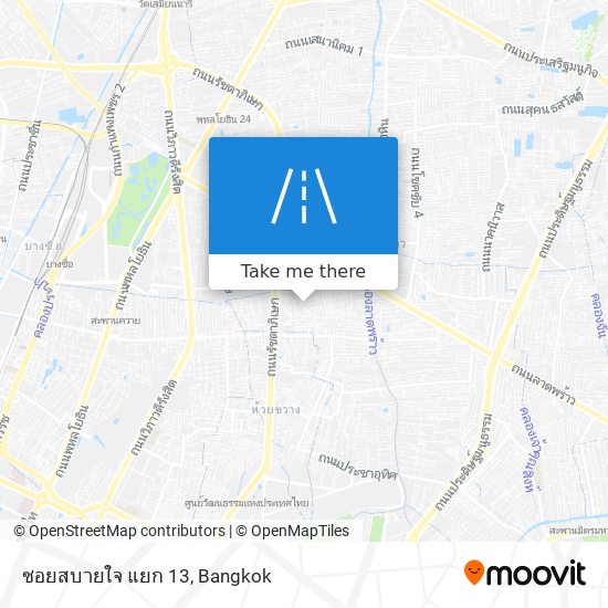 ซอยสบายใจ แยก 13 map