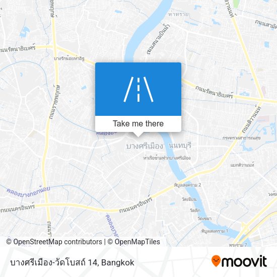 บางศรีเมือง-วัดโบสถ์ 14 map