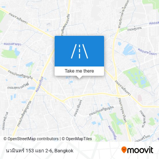 นวมินทร์ 153 แยก 2-6 map