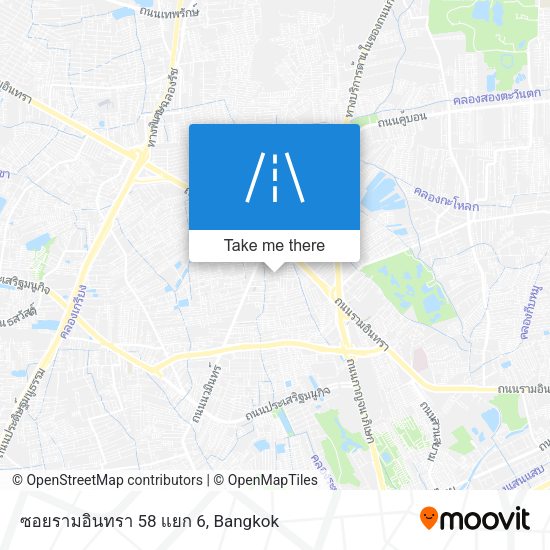 ซอยรามอินทรา 58 แยก 6 map