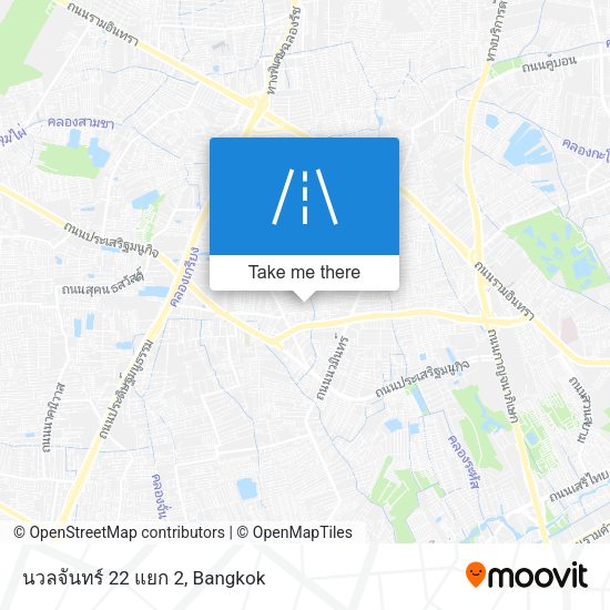นวลจันทร์ 22 แยก 2 map