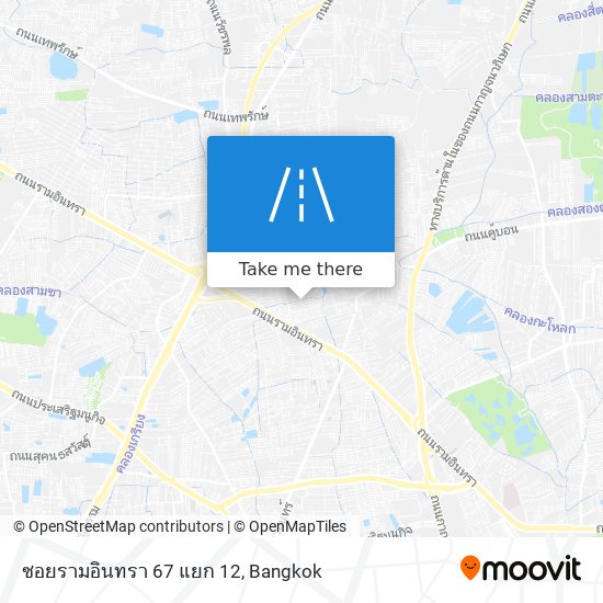 ซอยรามอินทรา 67 แยก 12 map