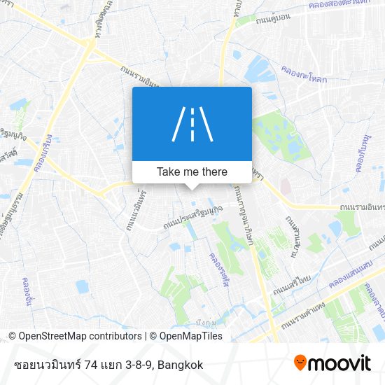 ซอยนวมินทร์ 74 แยก 3-8-9 map
