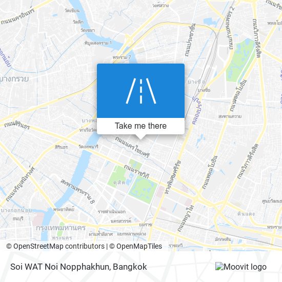 Soi WAT Noi Nopphakhun map