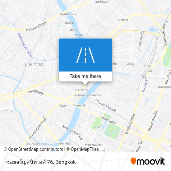 ซอยจรัญสนิทวงศ์ 76 map