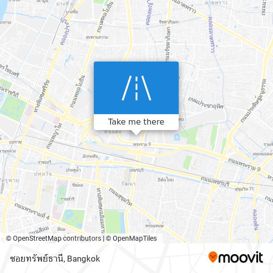 ซอยทรัพย์ธานี map