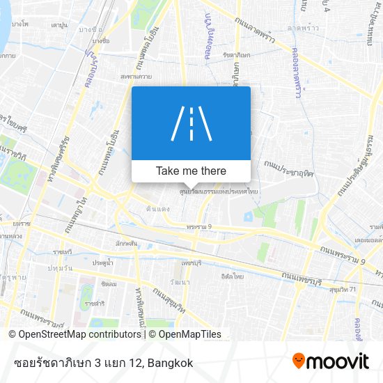 ซอยรัชดาภิเษก 3 แยก 12 map