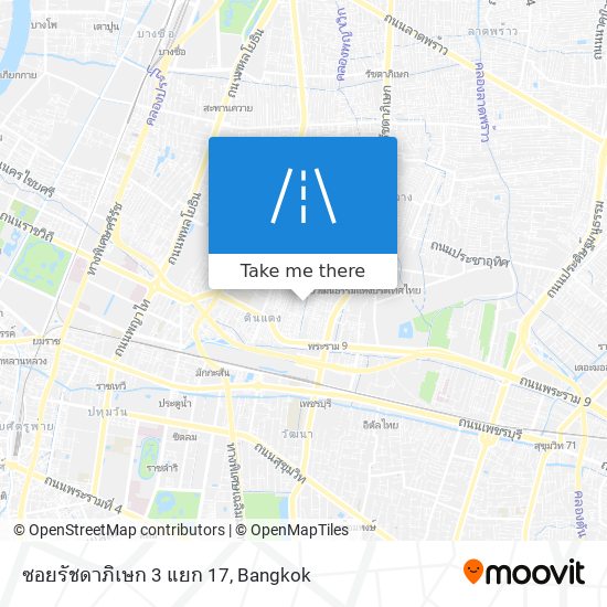 ซอยรัชดาภิเษก 3 แยก 17 map