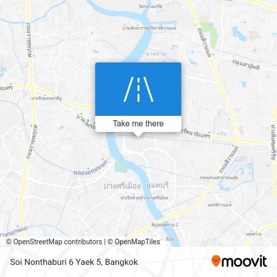 Soi Nonthaburi 6 Yaek 5 map