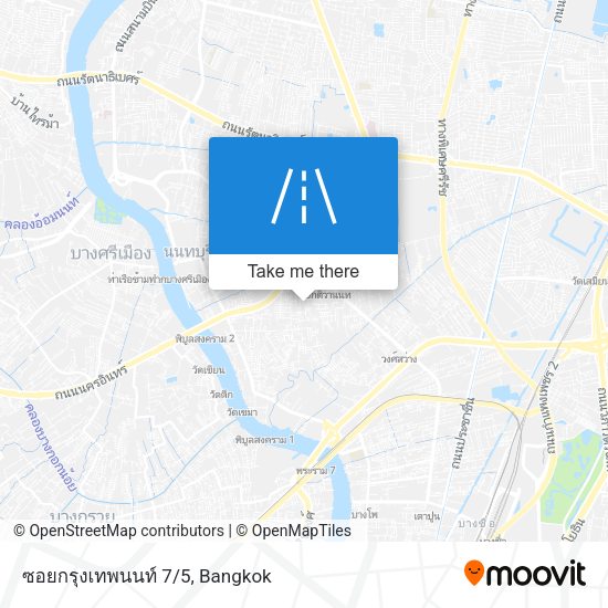ซอยกรุงเทพนนท์ 7/5 map