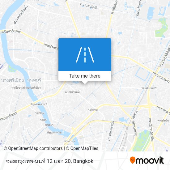 ซอยกรุงเทพ-นนท์ 12 แยก 20 map