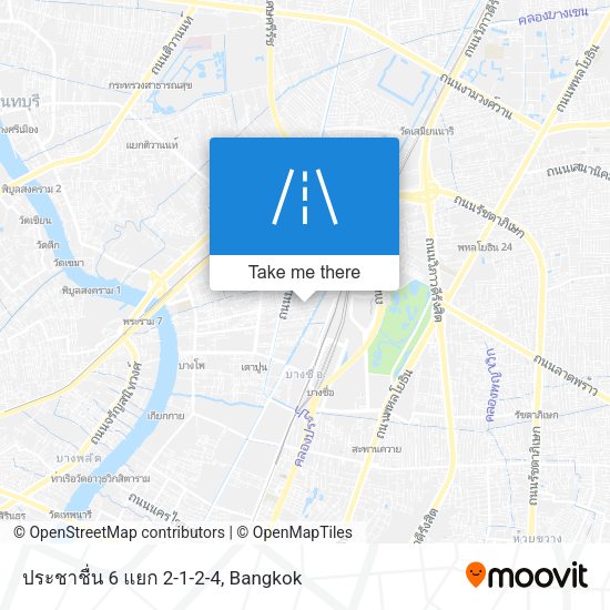 ประชาชื่น 6 แยก 2-1-2-4 map