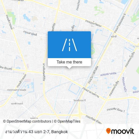 งามวงศ์วาน 43 แยก 2-7 map
