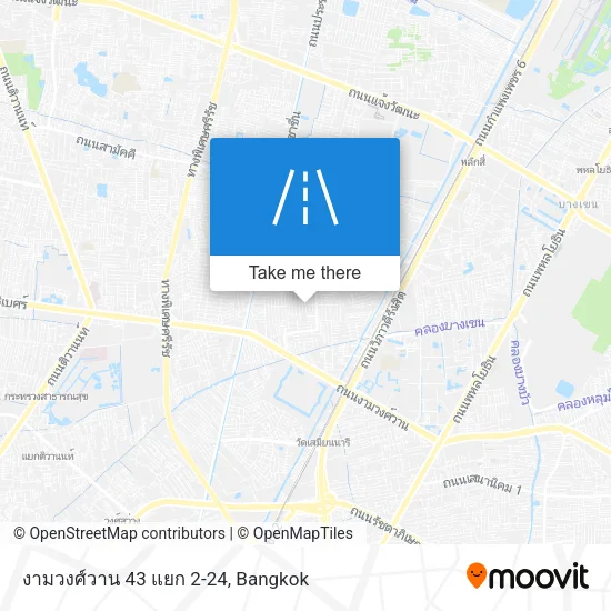 งามวงศ์วาน 43 แยก 2-24 map