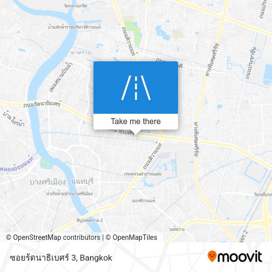 ซอยรัตนาธิเบศร์ 3 map