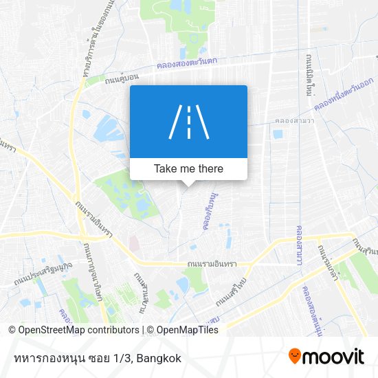 ทหารกองหนุน ซอย 1/3 map