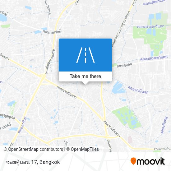 ซอยคู้บอน 17 map