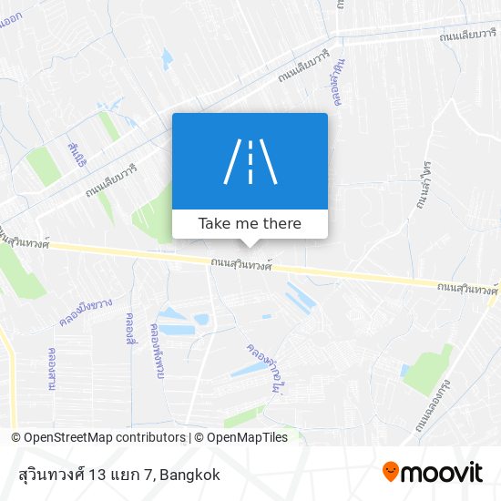 สุวินทวงศ์ 13 แยก 7 map