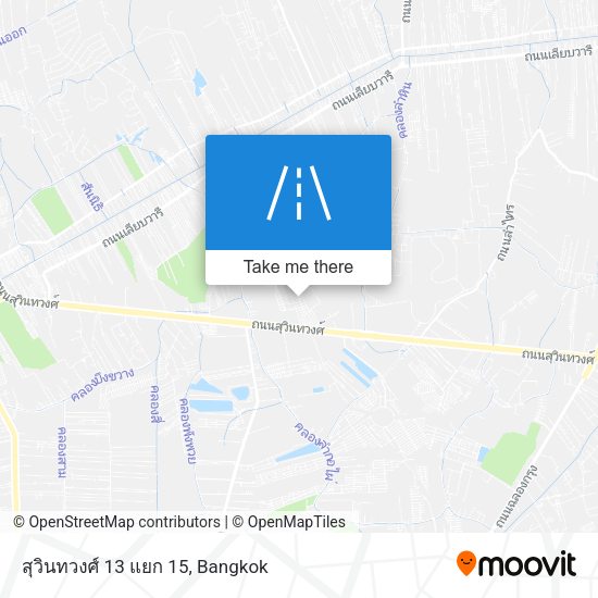 สุวินทวงศ์ 13 แยก 15 map