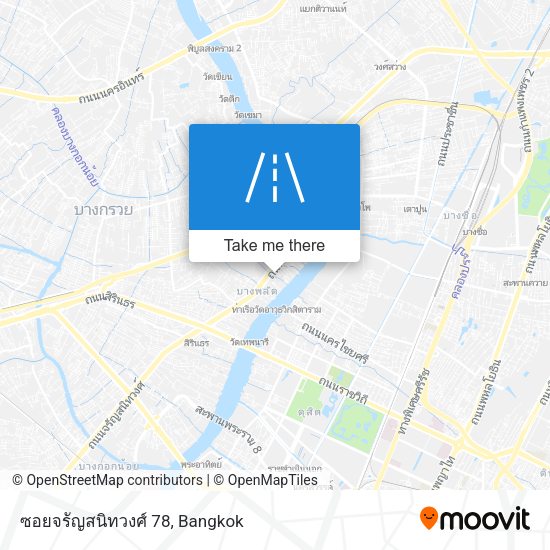 ซอยจรัญสนิทวงศ์ 78 map