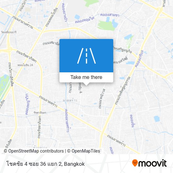 โชคชัย 4 ซอย 36 แยก 2 map