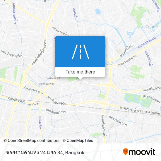 ซอยรามคำแหง 24 แยก 34 map