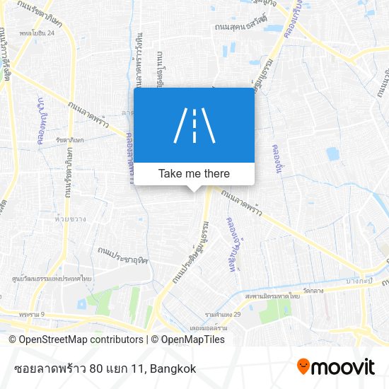 ซอยลาดพร้าว 80 แยก 11 map