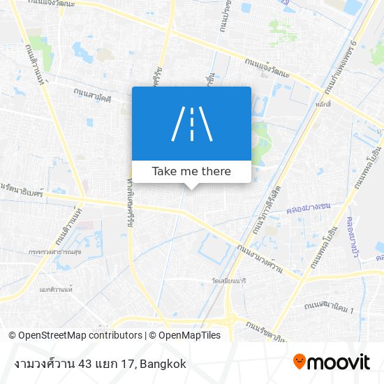 งามวงศ์วาน 43 แยก 17 map