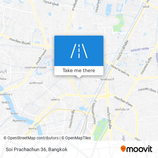 Soi Prachachun 36 map