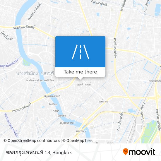 ซอยกรุงเทพนนท์ 13 map