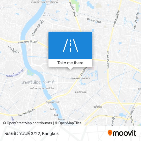 ซอยติวานนท์ 3/22 map