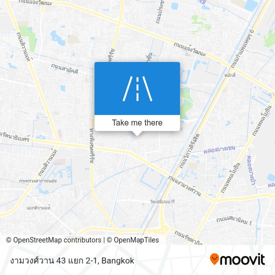 งามวงศ์วาน 43 แยก 2-1 map