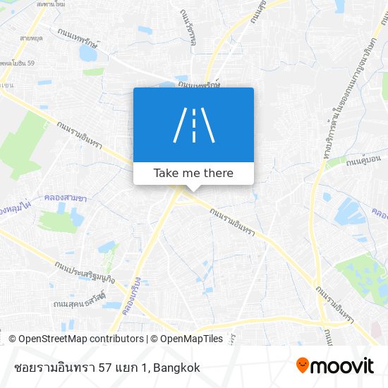 ซอยรามอินทรา 57 แยก 1 map